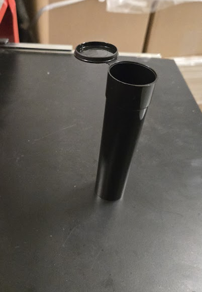 Black CR PreRoll Pop-top Tube