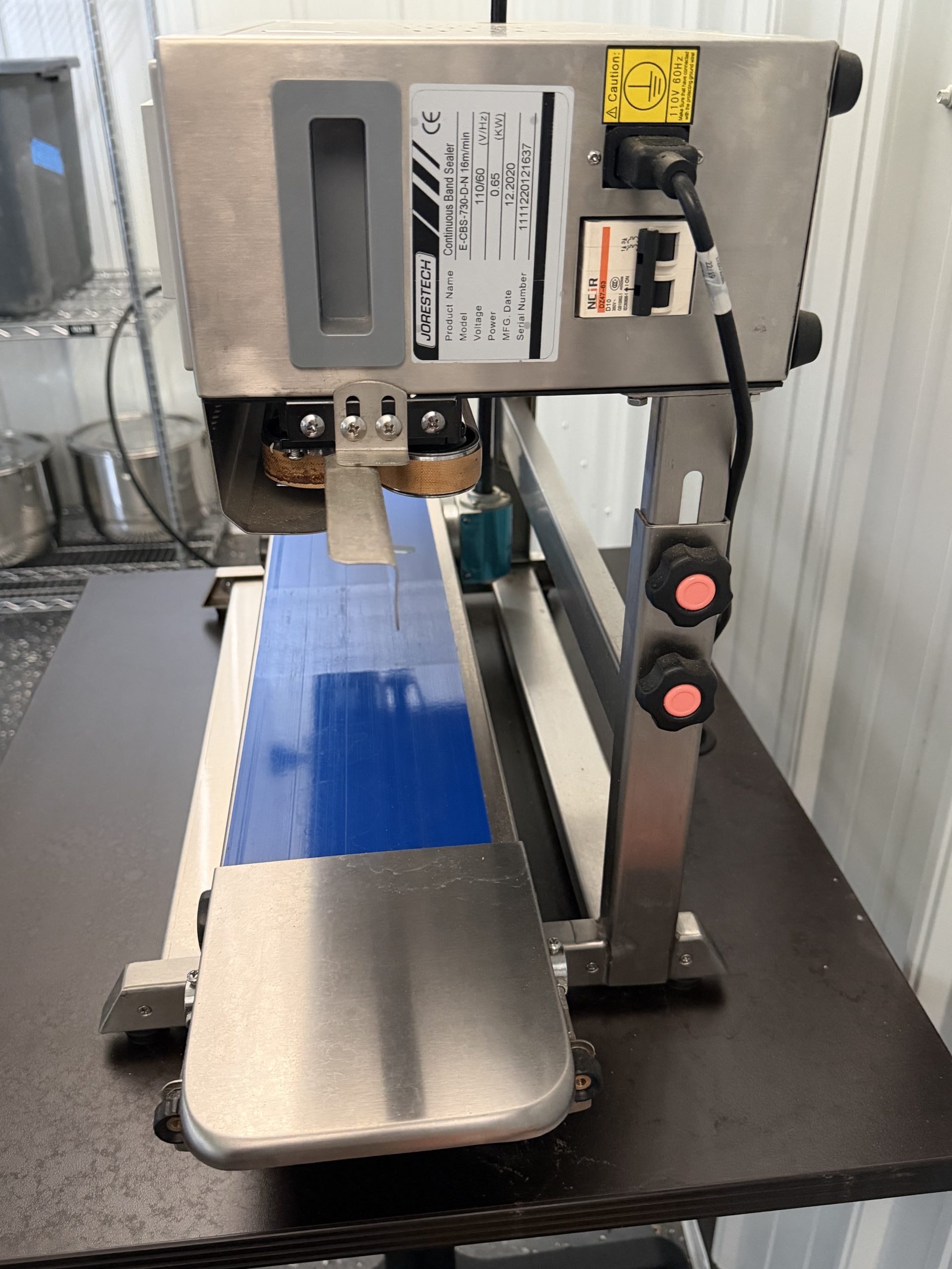 Technopack E-CBS-730-D-N Continuous Band Sealer with Digital Temperature Control & Bag Counter - Image 2
