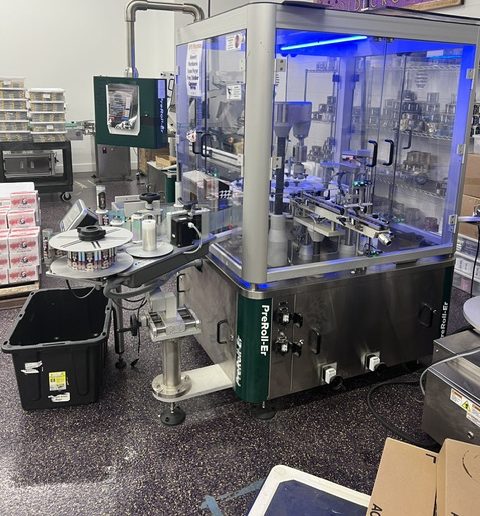 PreRoll-Er™ Automated Pre-Roll Tube Closing and Labeling System